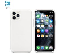 Riff Plāns &amp; Mīksts silikona aizmugures maks ar mīkstu iekšpusi priekš Apple iPhone 11 Pro White (RF-TS-IPH11PRO-WH)