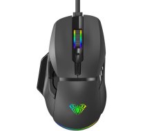 Aula F815 RGB Vada Spēļu pele 12800dpi ar 7 pogām Black (F815)