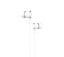 iKAKU KSC-380 Universālas Vieglas HiFi In-Ear Austiņas 3.5mm ar Mikrofonu 1.2m Balta (KSC-380-WH)