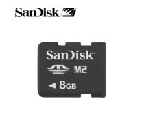 SanDisk M2 Memory Stick Micro atmiņas karte 8 Gb lietota pārbaudīta formatēta Bulk (PS-M-M2-SD8GB)