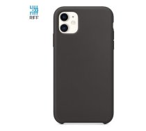 Riff Plāns &amp; Mīksts silikona aizmugures maks ar mīkstu iekšpusi priekš Apple iPhone 11 Pro Max Carbon Gray Black (RF-TS-IP11PRM-CAGRBK)