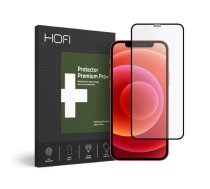 Hofi Pilna ekrāna 9H Aizsargstikls PRO+ ekstra aizsardzība telefona ekrānam priekš iPhone 12 / 12 Pro ar Melnu rāmīti (HO-TG9H-IP12/PRO)