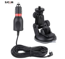SJCam Oriģinals SJ8 Sporta Kameru Auto Loga stiprinājums + Type-C USB Lādētājs 5V 2A (SJ-ACC-CARKIT3)