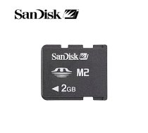 SanDisk M2 Memory Stick Micro atmiņas karte 2 Gb lietota pārbaudīta formatēta Bulk (PS-M-M2-SD2GB)