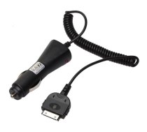 Riff automašīnas lādētājs preks iPhone 3 3G 3GS 4 4S iPod iPad 1 2 3 5V 500mA 30 kontaktu melns Bulk (0000143058)