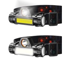 Trizand L18371 4in1 Multifukcionāls USB LED galavas lukturis ar 2 gaismas režīmiem (L18371)