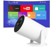 Riff HY300 Pro+ pārnēsājamais viedais projektors BT 5.4 1080p Android 11 OS Wi-Fi 6 ar automātisko trapeces korekciju (RF-HY300)