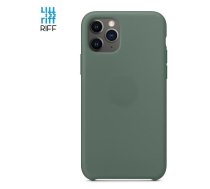 Riff Plāns &amp; Mīksts silikona aizmugures maks ar mīkstu iekšpusi priekš Apple iPhone 11 Pro Max Pine Green (RF-SC-IPH-11PRM-PGE)