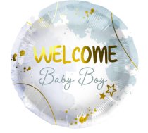 Folat Folija gaisa balons &quot;Welcome Baby Boy&quot; 45cm (67953)