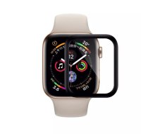 Riff Hot Bending 3D Noapaļots Aizsargstikls priekš Apple Watch 7 / 8 ar displeju 41mm Melns (RF-TG-AW-41MM-BL)