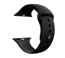 Riff Classic silikona siksniņa-aproce priekš Apple Watch sērijas 38 / 40 / 41 mm Melna (RF-SIL-AW-38/40/41-BLACK)