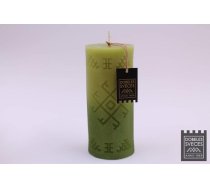 Baltic Candles &quot;Ugunskurs&quot; / degšanas laiks 45h (60x140mm) Green (39012)