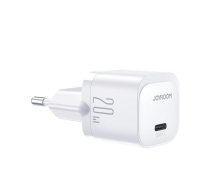 Joyroom JR-TCF02 Mini formāta Ātrs tīkla lādētājs ar USB C 20W PD White (JR-TCF02)