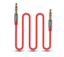 Remax L100 Universāls AUX 3.5mm spraudnis uz 3.5mm Audio Kabelis 1m Red (L100/RE)