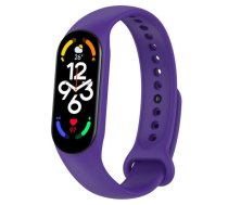 Riff Silikona siksniņa priekš Xiaomi Mi Band series 3 / 4 / 5 / 6 / 7 Violet (RF-MIB3/7-VI)