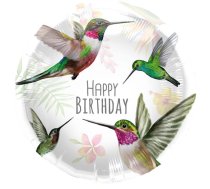 Folat Folija gaisa balons &quot;Birthday Hummingbird&quot; 45cm (67918)