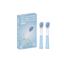 Shona oriģinālie x2 uzgaļi priekš Shona Kids Vision Elektriskai zobu birstei Blue (SH074780)