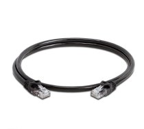 Riff interneta kabelis LAN Cat.5E FTP Patch cable 4x2x26AWG RJ45 to RJ45 2m Black (PS-M-LAN2M-BL)
