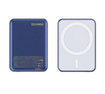 Remax RPP-509 5000mAh Uzlādes akumulātors 20W PD 1x USB-C + QC ar Magnētisku 15W Bazvadu uzlādi Melns (RPP-509)