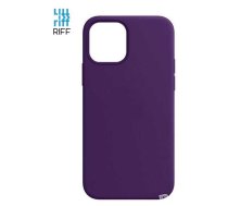 Riff Plāns &amp; Mīksts silikona aizmugures maks ar mīkstu iekšpusi priekš Apple iPhone 12 Pro Max Purple (RF-SC-IPH-12PRM-PU)