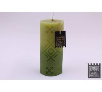 Baltic Candles &quot;Akas zīme&quot; / degšanas laiks 45h (60x140mm) Green (39012)