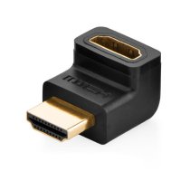 Ugreen 20110 Hdmi 2.0 Spraudnis uz HDMI Ligzda Augšpusē 90 gr leņķi (Type A) adapteris ar 4K Atbalstu (20110)