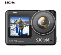 SJCam SJ10 Pro Divi LCD Wi-Fi Ūdendroša 30m Kamera 4K 60fps 6-Axis Gyro IPS 2.33'' + 1.3 LCD Melna (SJ10PRODU-BK)