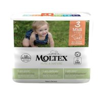 Moltex Autiņbiksītes Pure & Nature 3 Midi (4-9kg), 33 Gab.(153556)