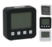 LCD modinātājpulkstenis 8,8 x 8,9 cm, 2 veidi, DECORLIFE (8445393530932)