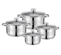 4 katlu komplekts: 14/16/18/22 cm – 1,2/1,8/2,5/4,5 l, 47009, 44 x 25,5 x 15,5, GALICJA (47009)