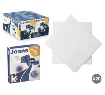 Komplekts 20 krāsu uztvērēju salvetes (džinsa) veļasmašīnai, 14×12.5×3 cm, 13453, Berilo (13453)