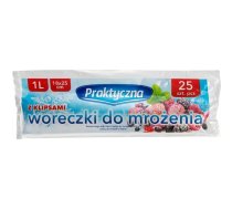 Pārtikas saldēšanas maisiņi. 25 gab iepakojumā. Tilpums: 1L (4W9921)