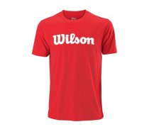 M T-SHIRT UWII SCRIPT TECH TEE WILSON RED /M (WRA770308)