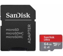 SanDisk Ultra microSDXC Atmiņas Karte 64GB (SDSQUAB-064G-GN6IA)