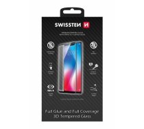 Swissten Ultra Durable Full Face / Full Glue Tempered Glass Premium 9H Aizsargstikls Samsung 405 Galaxy A40 Melns (SW-JAP-T-3D-A405-BK)