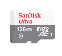 SanDisk 128GB microSDXC Android 100MB/s cl. 10 UHS-I Atmiņas Karte (SDSQUNR-128G-GN3MN)