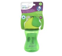 Philips Avent Bērnu Krūzīte Ar Elastīgu Salmiņu 300ml 12m+ Green (SCF798/01)
