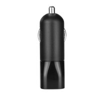 BlueStar Auto Lādētājs 12 V / 24 V / 2000 mA + Micro USB (BL-CC-2ASC-BK)