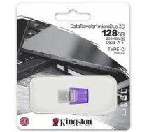 Kingston 128GB microDuo 3C USB Type-A + USB Type-C Zibatmiņa (DTDUO3CG3/128GB)