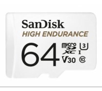 SanDisk MAX Endurance 4K 64GB + Adapteris Atmiņas karte (SDSQQVR-064G-GN6IA)