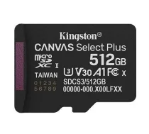 Kingston Technology Canvas Select Plus Gen3 Atmiņās karte 512GB (SDCS3/512GBSP)