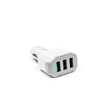Axiver Triple Premium Auto Lādētājs 3 x USB / 2.5A / Qualcomm Quick Charge 3.0 (ACC82-3UQC)