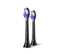 Philips Sensitive HX6052/88 Suporti Elektriskās zobubirstes uzgaļi 2 gab / melns (HX6052/88)