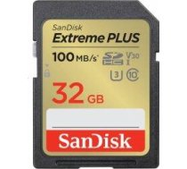 SanDisk Extreme Plus SDHC Atmiņas Karte 100 MB / 32GB (SDSDXWT-032G-GNCIN)