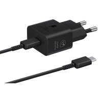 Samsung EP-T2510X Tīkla Lādētājs 25W ar USB-C uz USB-C Vads 1m (EP-T2510XBEGEU)