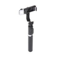 RoGer V15 Universāls Tripod Statnis priekš Selfie ar LED lampu (RO-V15-BK)