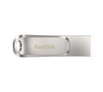 SanDisk Ultra Dual Drive Luxe USB flash drive 32 GB USB Type-A / USB Type-C 3.2 Gen1 Stainless steel (SDDDC4-032G-G46)