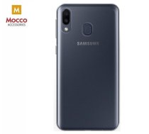 Mocco Ultra Back Case 1 mm Aizmugurējais Silikona Apvalks Priekš Samsung M205 Galaxy M20 Caurspīdīgs (MC-BC1MM-M20-TR)