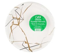 Go Green Papīra Šķīvji 22cm 10gab (1901205)