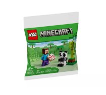 Lego Minecraft 30672 Steve and Baby Panda Konstruktora komplekts (30672)